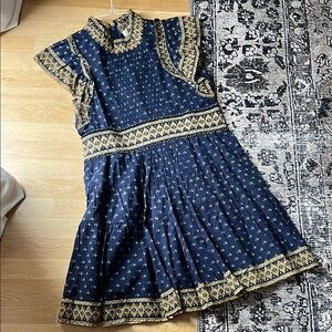 Sea NY Arlita flutter sleeve tunic mini dress, small